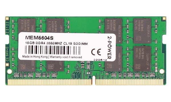 16GB DDR4 2666MHz CL19 SODIMM