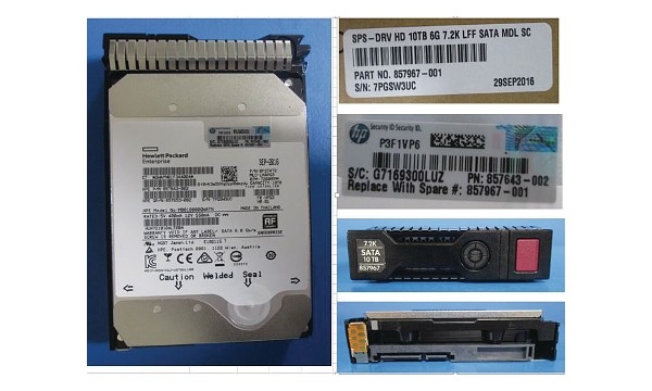 SPS-DRV HD 10TB 6G 7.2K LFF SATA MDL SC